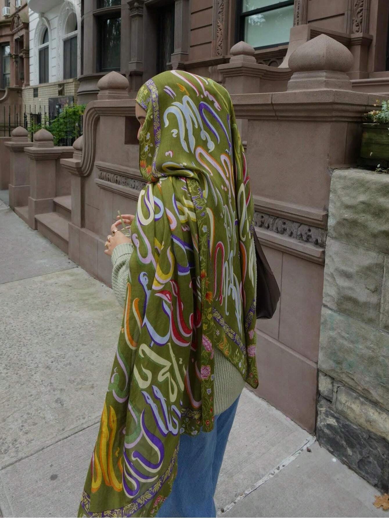 MYM05 Modal camouflage print hijab - MinYang Fashion Apparel Accessory Manufacturer