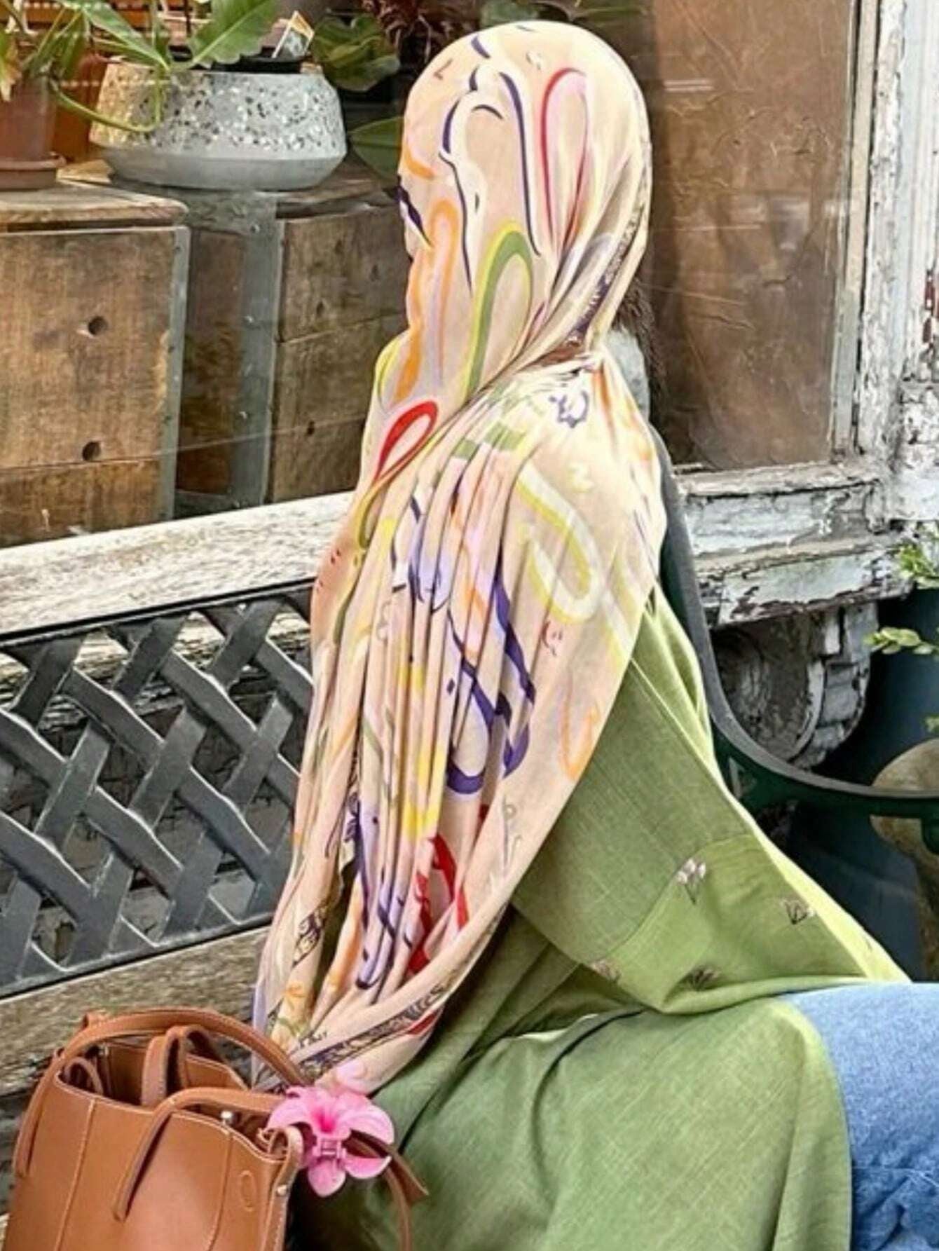 MYM05 Modal camouflage print hijab - MinYang Fashion Apparel Accessory Manufacturer