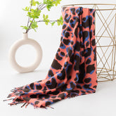FH24-5751  Long faux cashmere scarf shawl scarf  winter scarf - MinYang Fashion Apparel Accessory Manufacturer