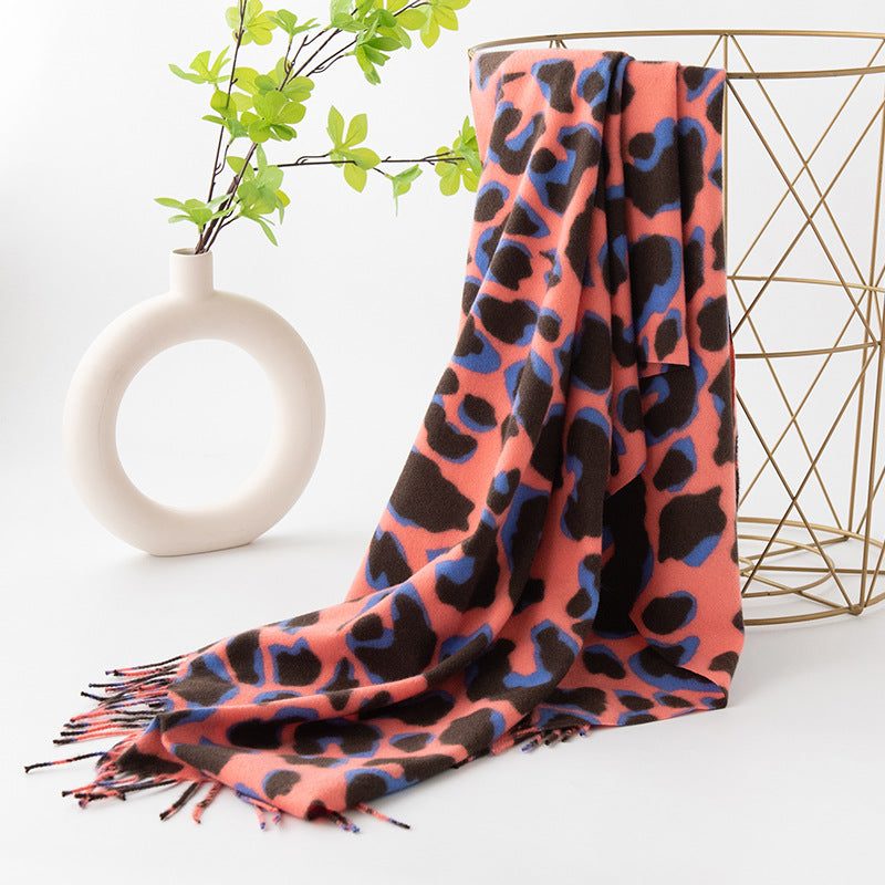FH24-5751 Long faux cashmere scarf shawl scarf winter scarf