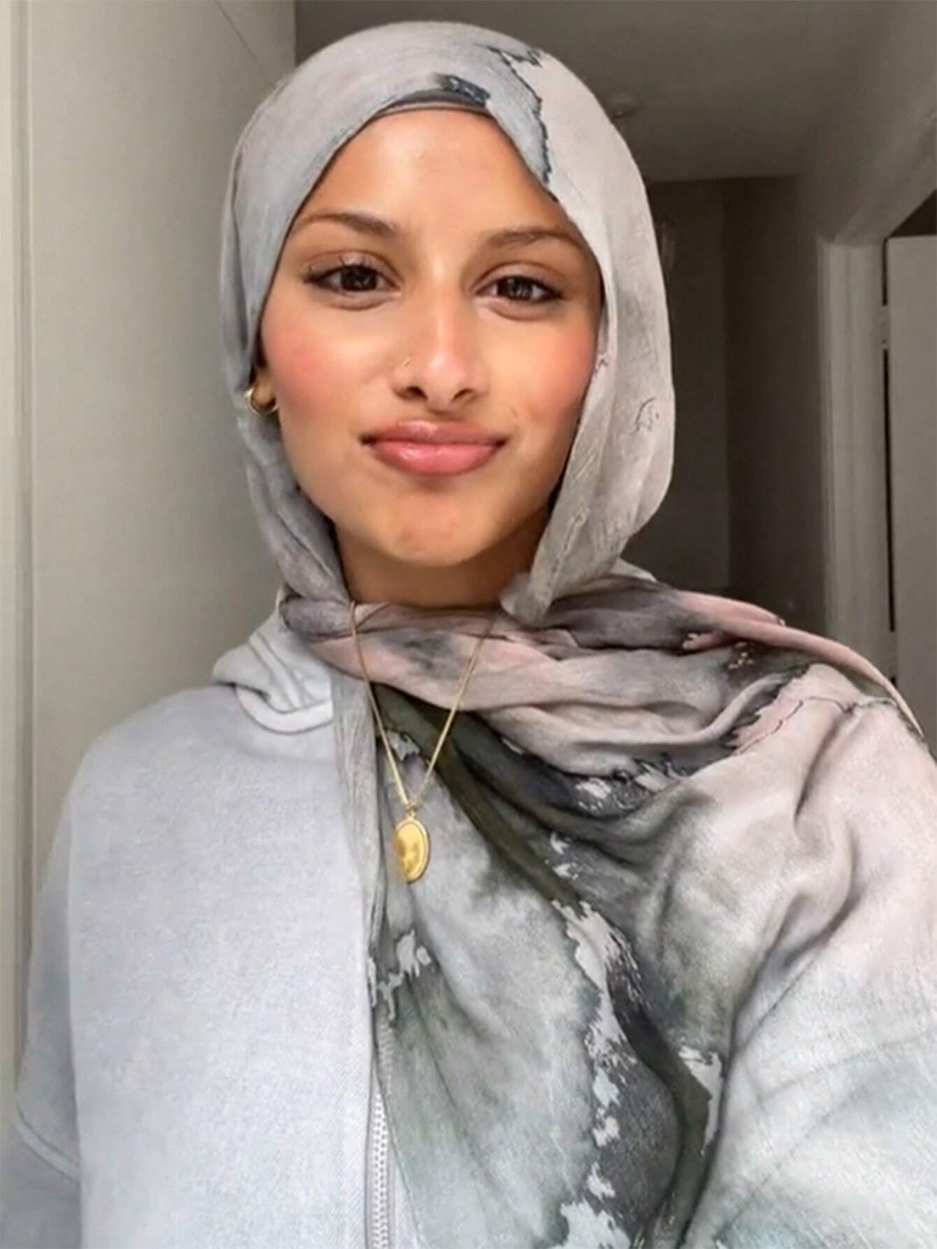 MYM29 Modal refreshing style printed scarf/hijab - MinYang Fashion Apparel Accessory Manufacturer