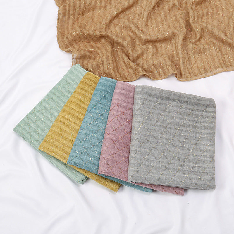 VS785Hot sale popular solid color women's scarf - MinYang Fashion Apparel Accessory Manufacturer