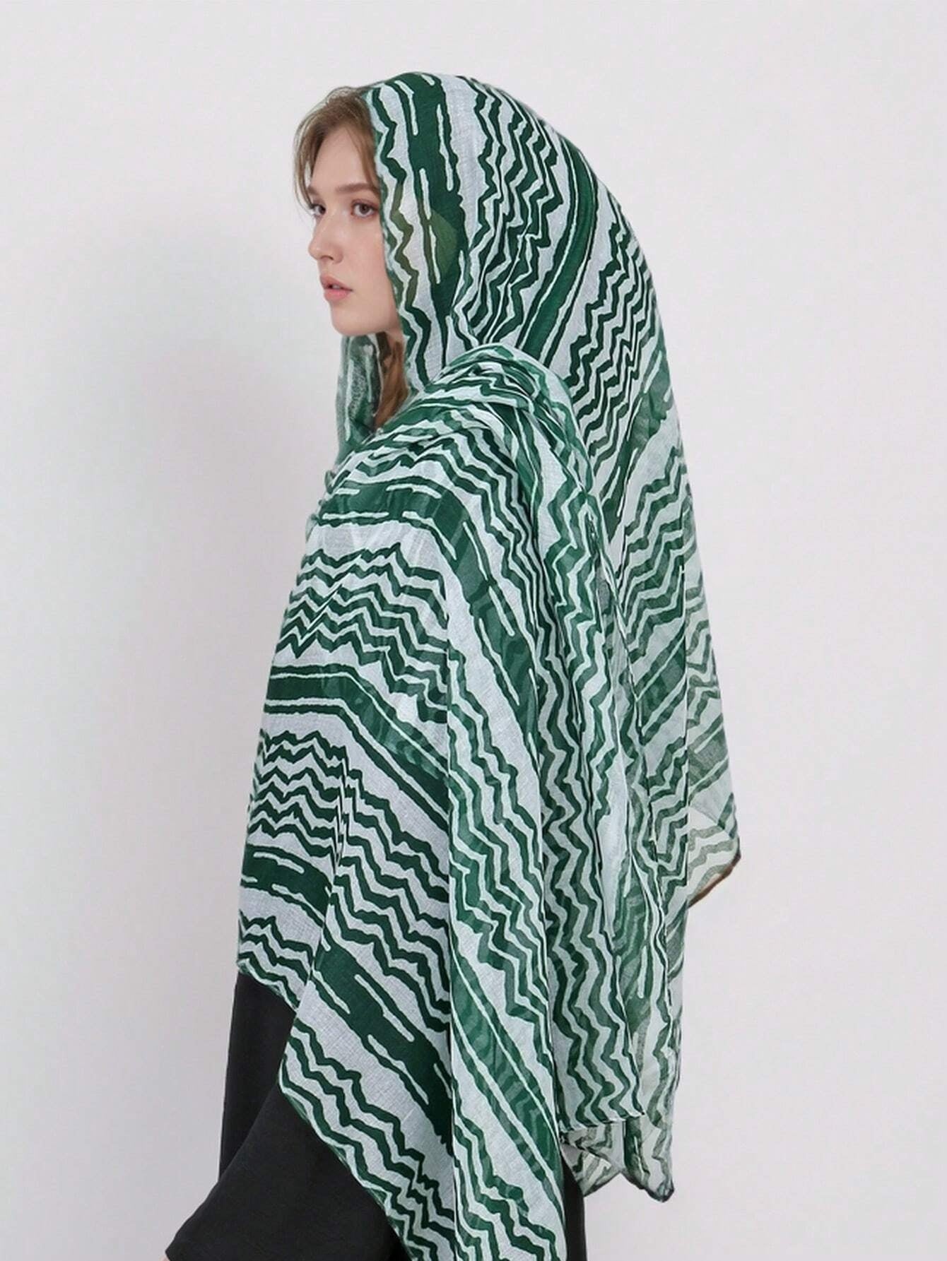 MYM08 Wavy Modal Scarf/hijab - MinYang Fashion Apparel Accessory Manufacturer