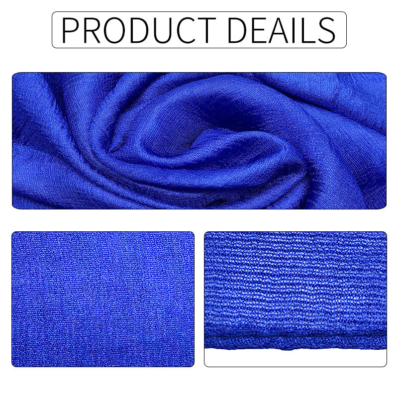 ND479 Linen Solid Color Faux Silk Soft Turban Shawl Scarf - MinYang Fashion Apparel Accessory Manufacturer