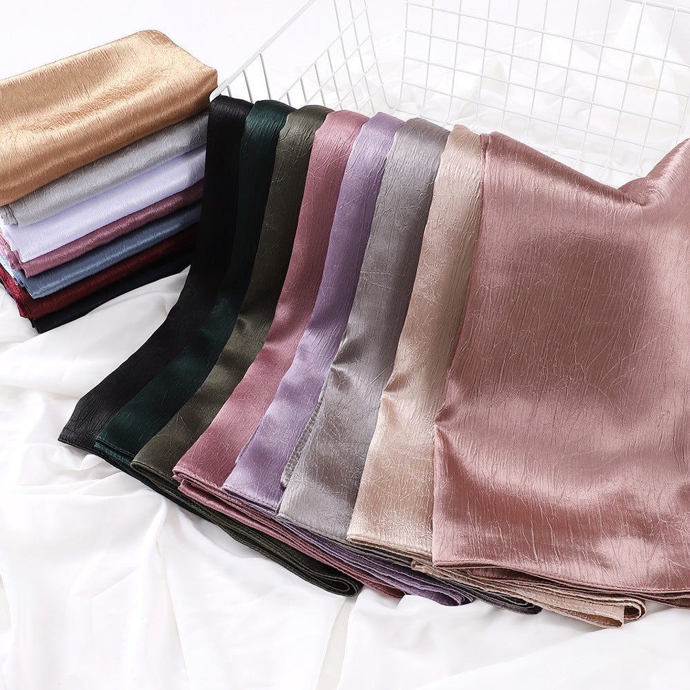 MSL312 tudung sutera satin plain