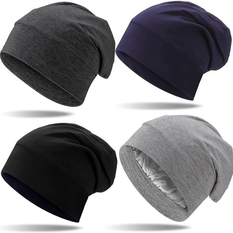 HZM-19303 Bamboo fiber stretch cotton pullover hat cap