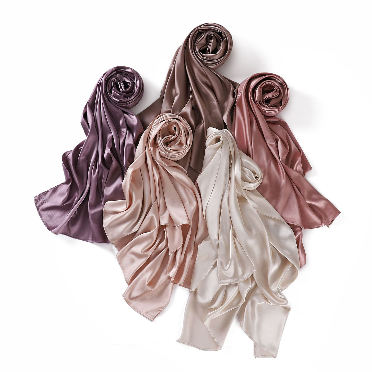 A37 imitation silk satin long multi-purpose scarf - MinYang Fashion Apparel Accessory Manufacturer