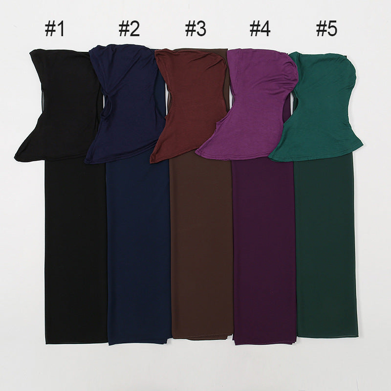 Hijab instantáneo modal de gasa YW231