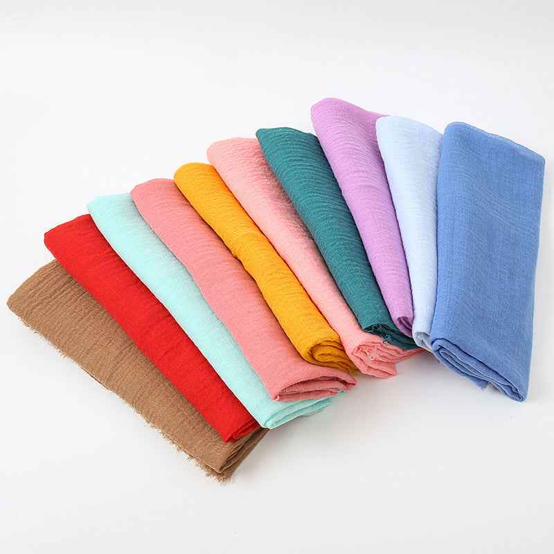 VS230 pleated cotton hijab