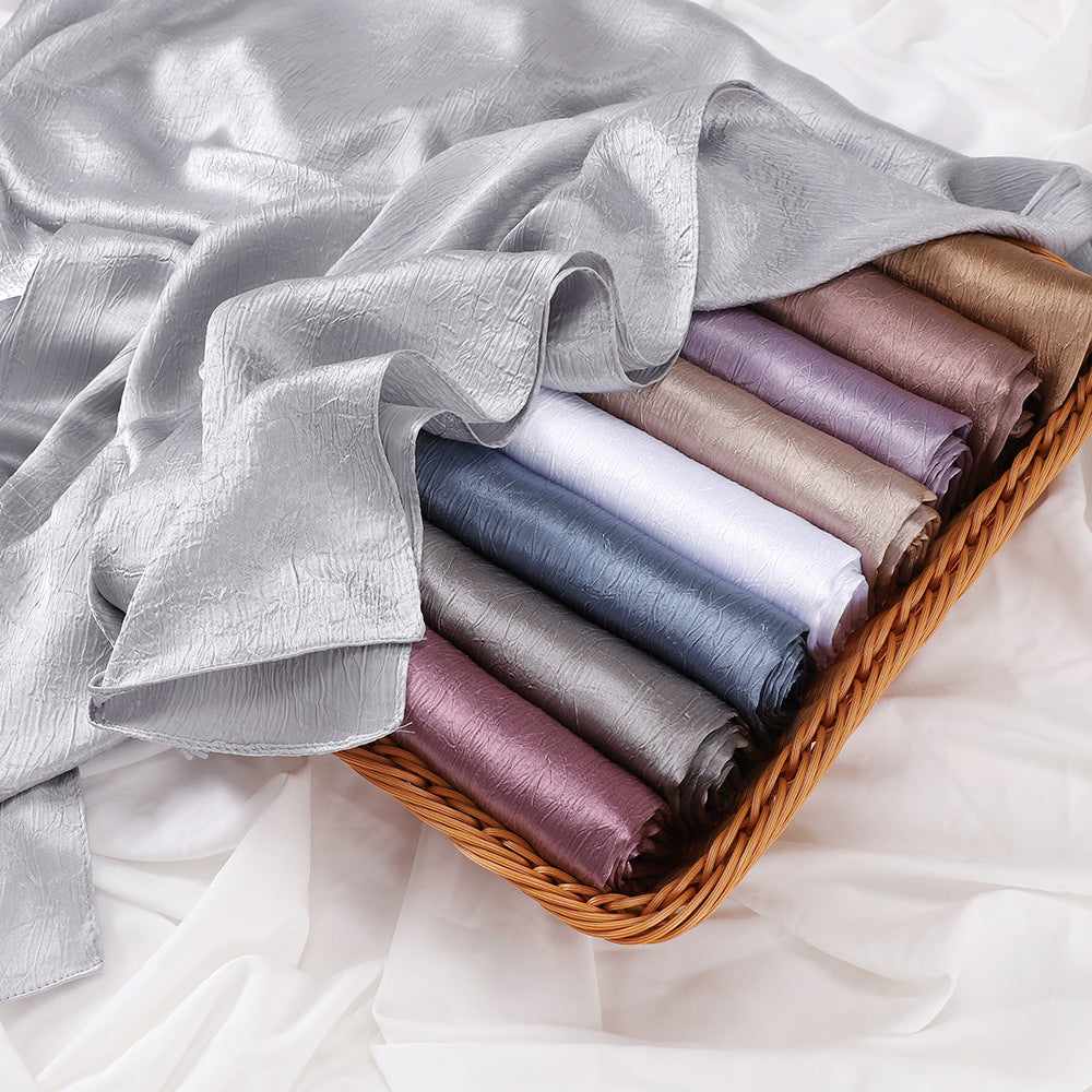 MSL312 tudung sutera satin plain