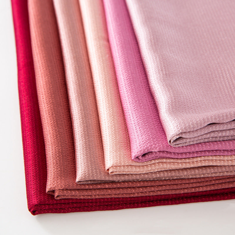WJA151 plain pleated Bubble satin hijab scarf - MinYang Fashion Apparel Accessory Manufacturer