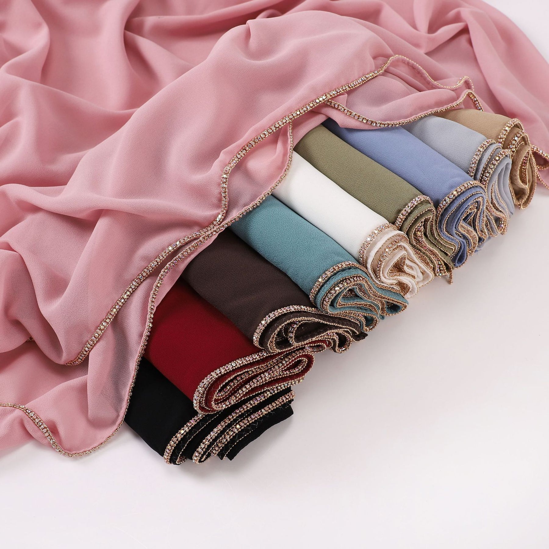 20241019-1  Washable chiffon turban - MOQ:2 - MinYang Fashion Apparel Accessory Manufacturer