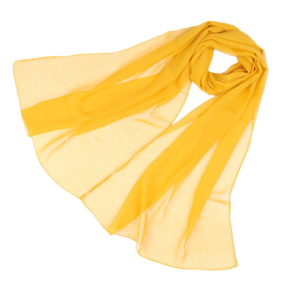 QQ002 georgette plain thin hijab