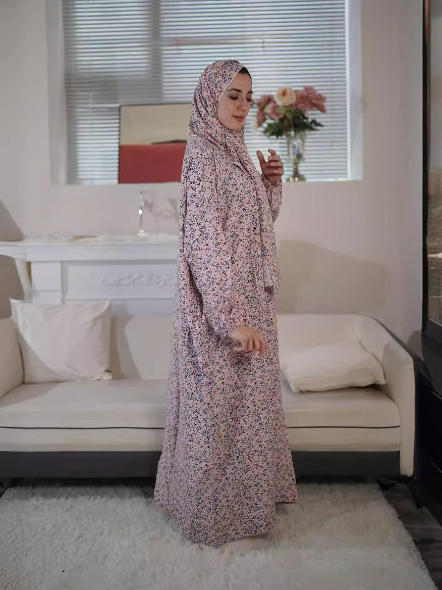 38 Middle Eastern Islamic women's robes large size Muslim prayer clothes abaya Dresses/gowns prayer set