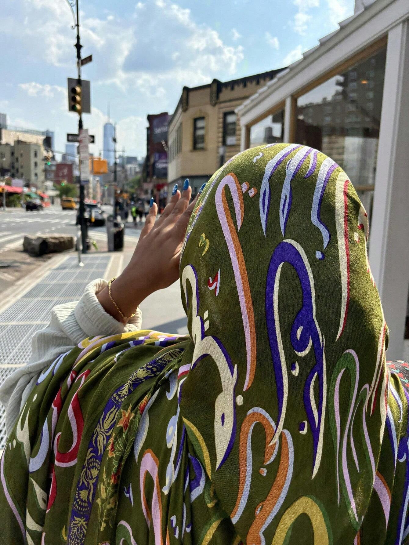 MYM05 Modal camouflage print hijab - MinYang Fashion Apparel Accessory Manufacturer