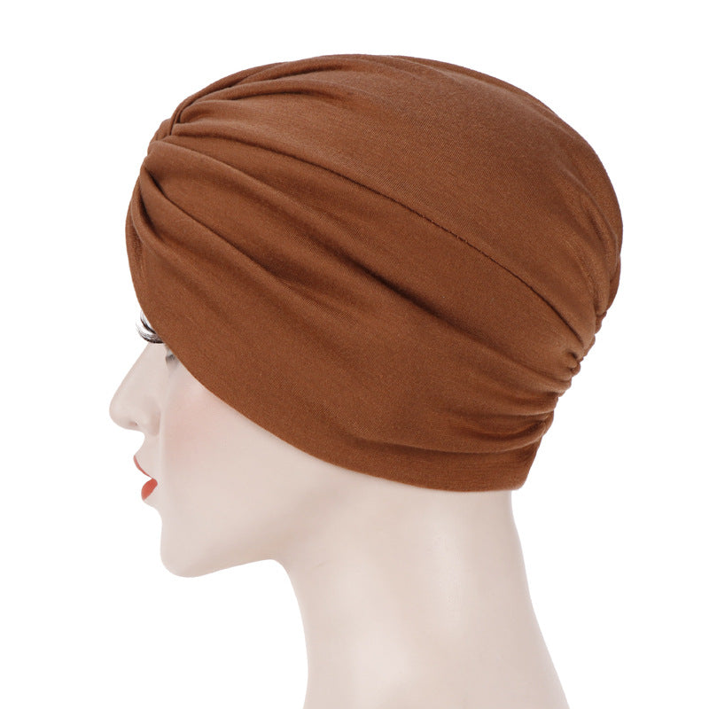 TJM-Twist-off hat plain hijab jersey turban hat - MinYang Fashion Apparel Accessory Manufacturer