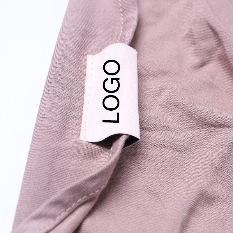 002 Custom label opp bag sewing label paper tag make your own hijab - MOQ:500 - MinYang Fashion Apparel Accessory Manufacturer