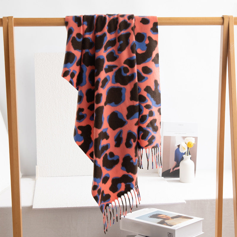 FH24-5751 Long faux cashmere scarf shawl scarf winter scarf