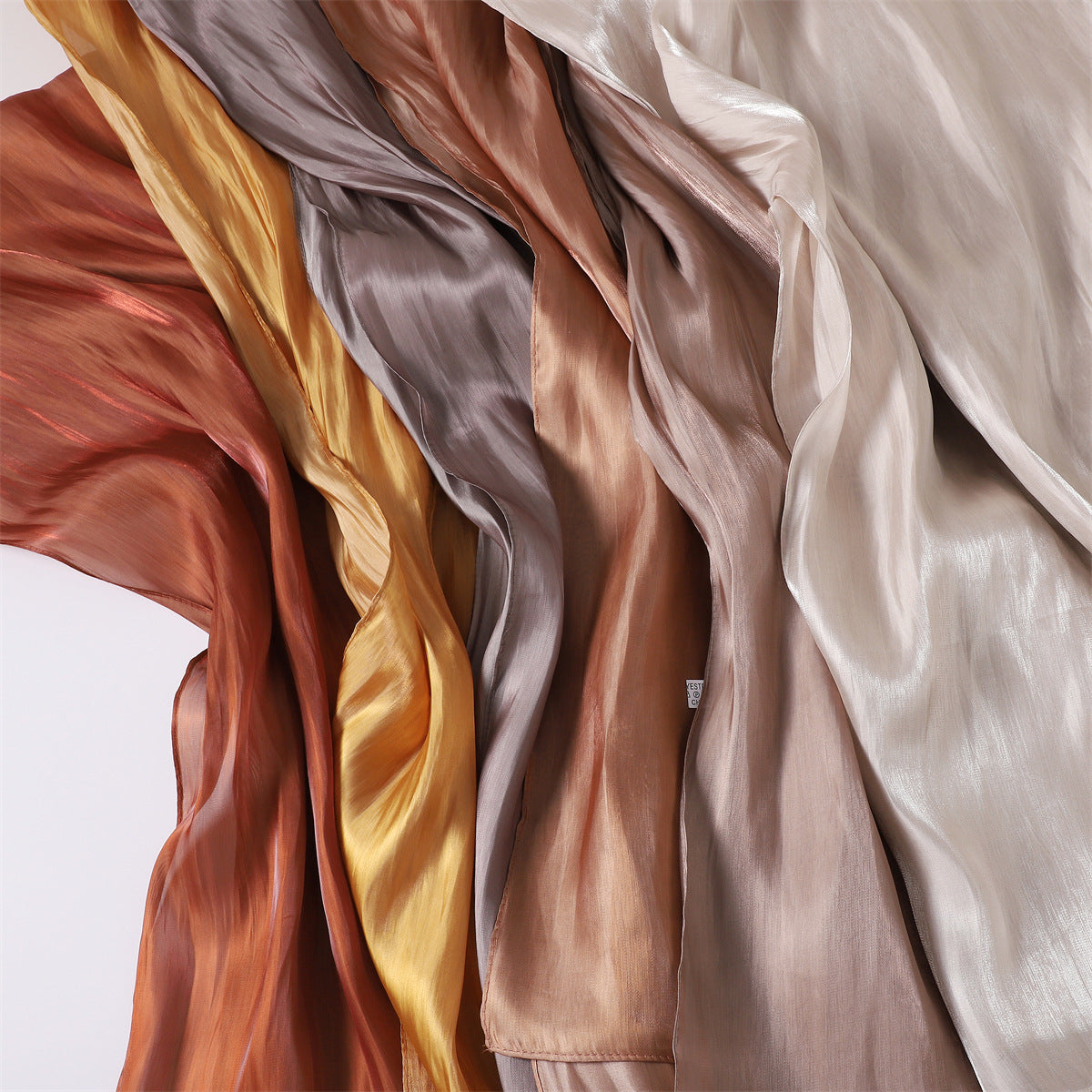 YZ206 Spring and summer new thin soft shiny silk shawl scarf