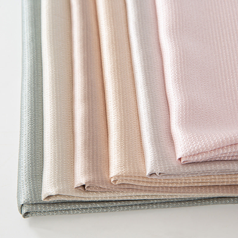 WJA151 plain pleated Bubble satin hijab scarf - MinYang Fashion Apparel Accessory Manufacturer