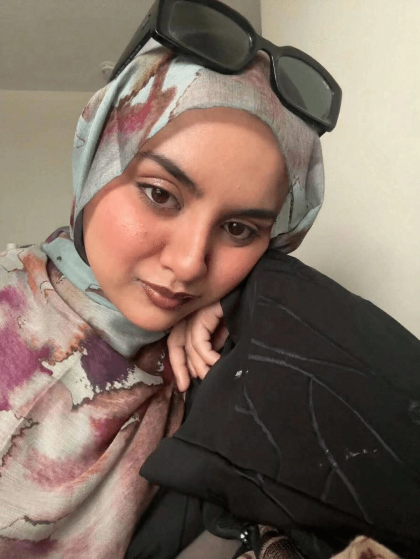 Bufanda/hijab con estampado modal de la serie acuarela de lujo MYM06