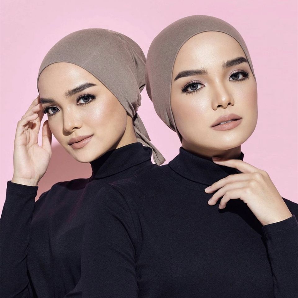 YS001 New solid color scarf modal elastic elastic tie bottom hat with spandex rope loop cap - MinYang Fashion Apparel Accessory Manufacturer
