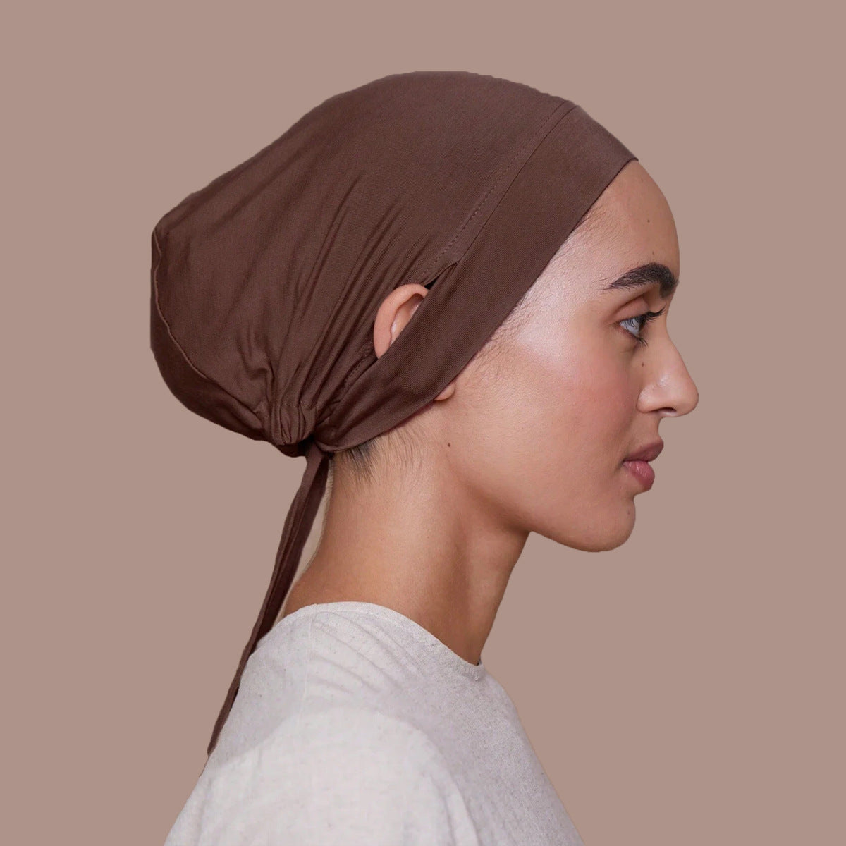 QD039 Modal drawstring ear turban hat cap - MinYang Fashion Apparel Accessory Manufacturer