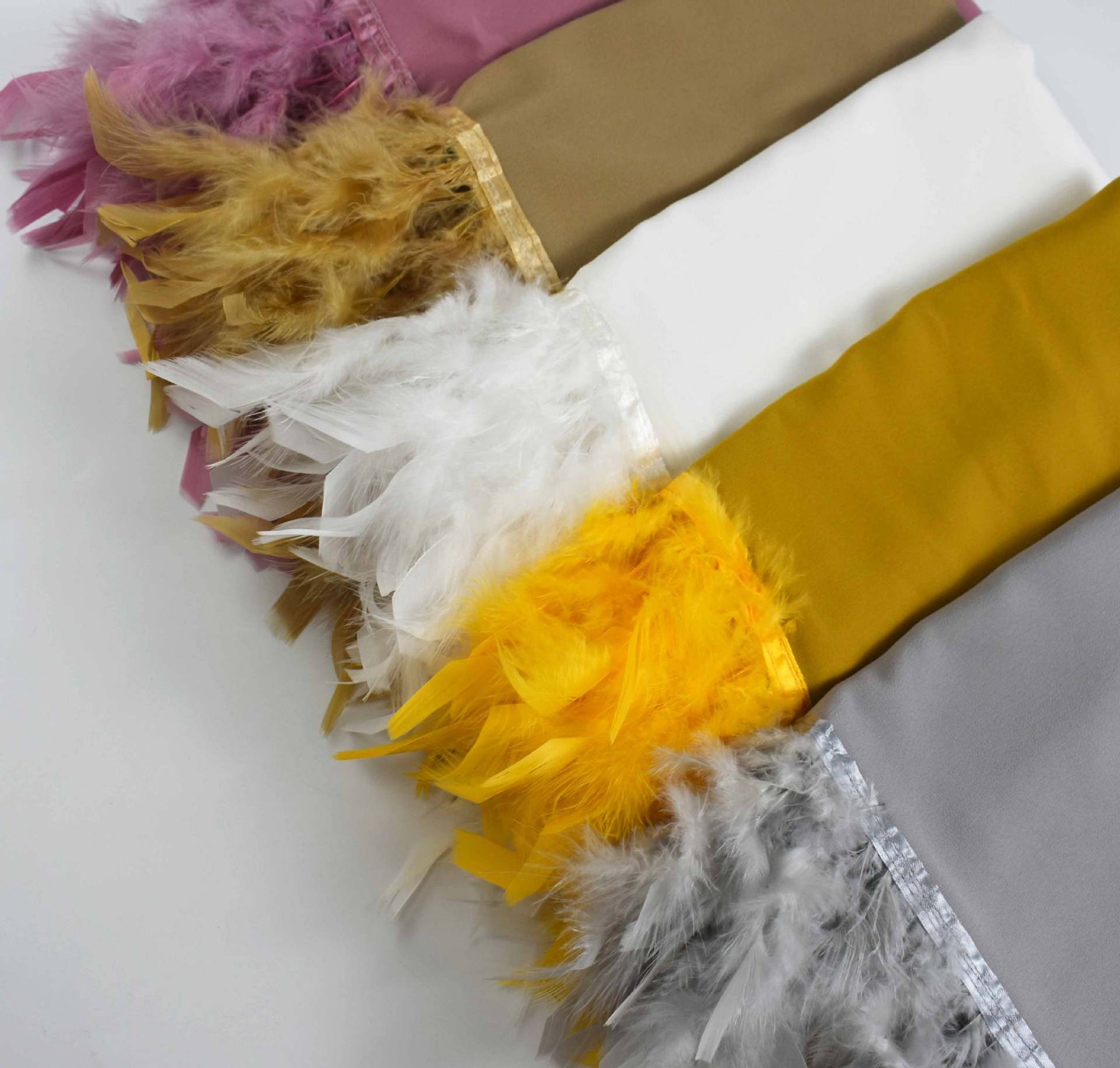 W-0003 new plain pearl chiffon feather hijab scarf - MinYang Fashion Apparel Accessory Manufacturer