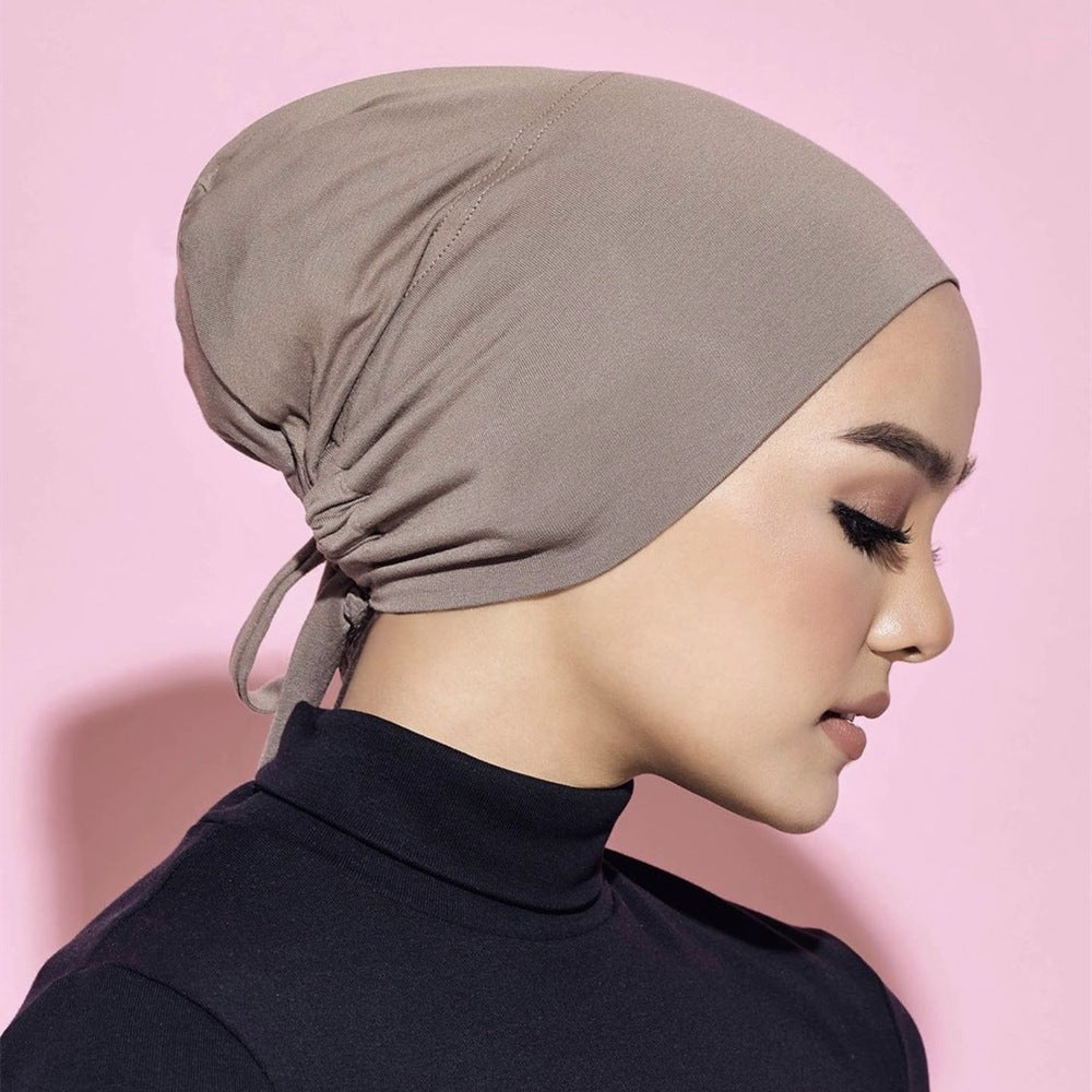 MSL010 Elastic tie hijab chemotherapy cap
