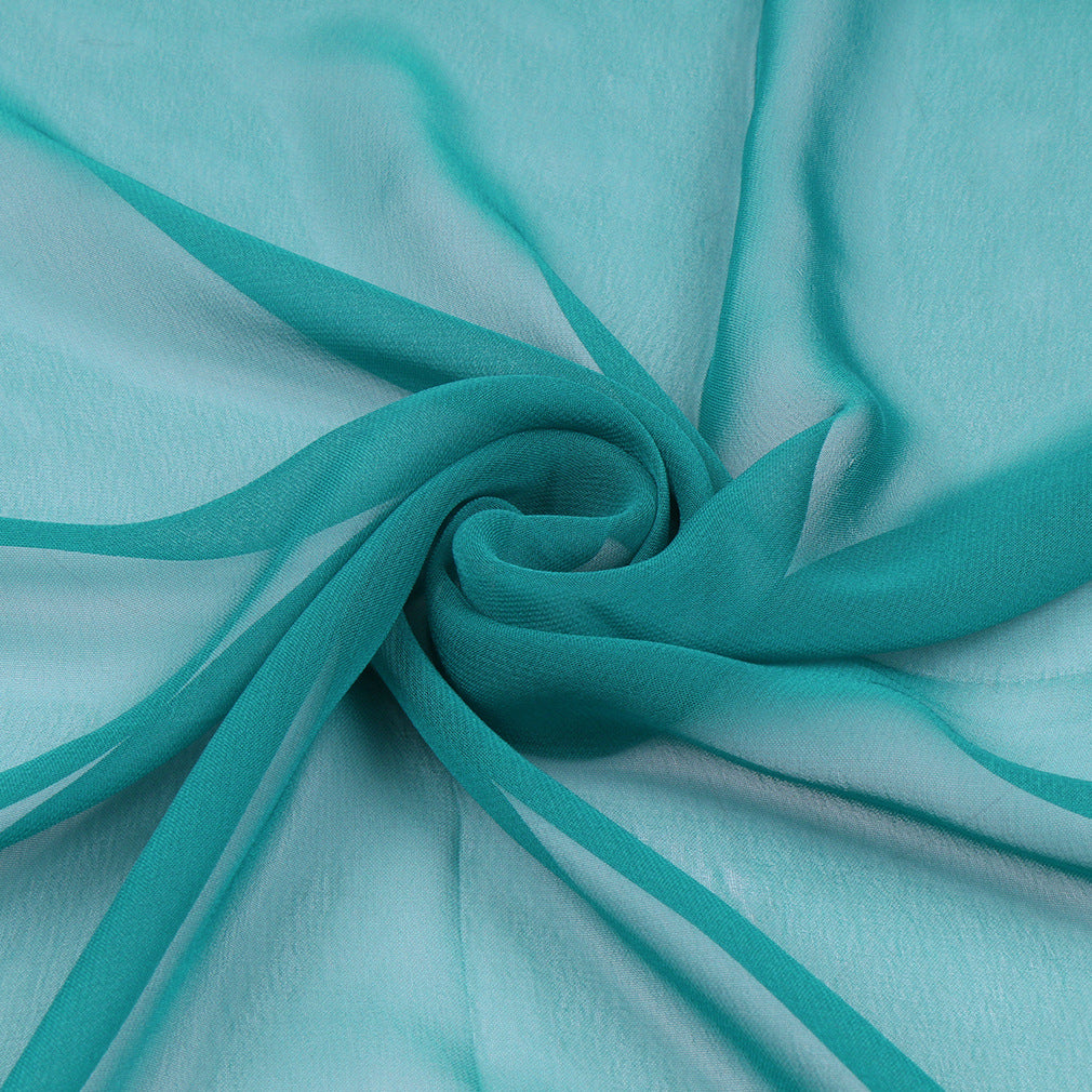 QQ002 georgette plain thin hijab