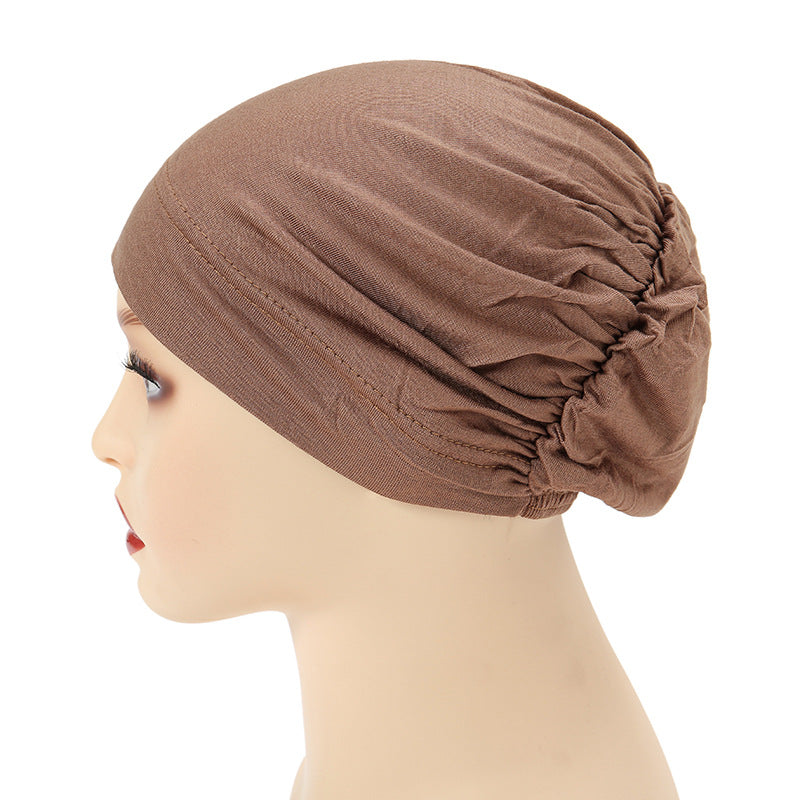 YS012 Gorra de modal de color sólido con parte inferior