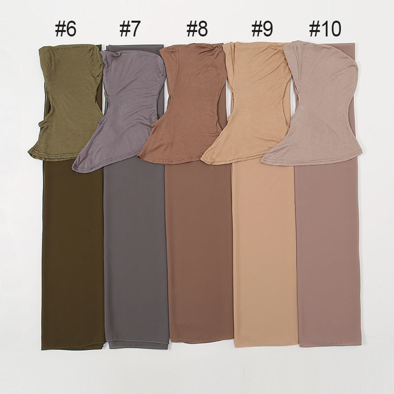 Hijab instantáneo modal de gasa YW231