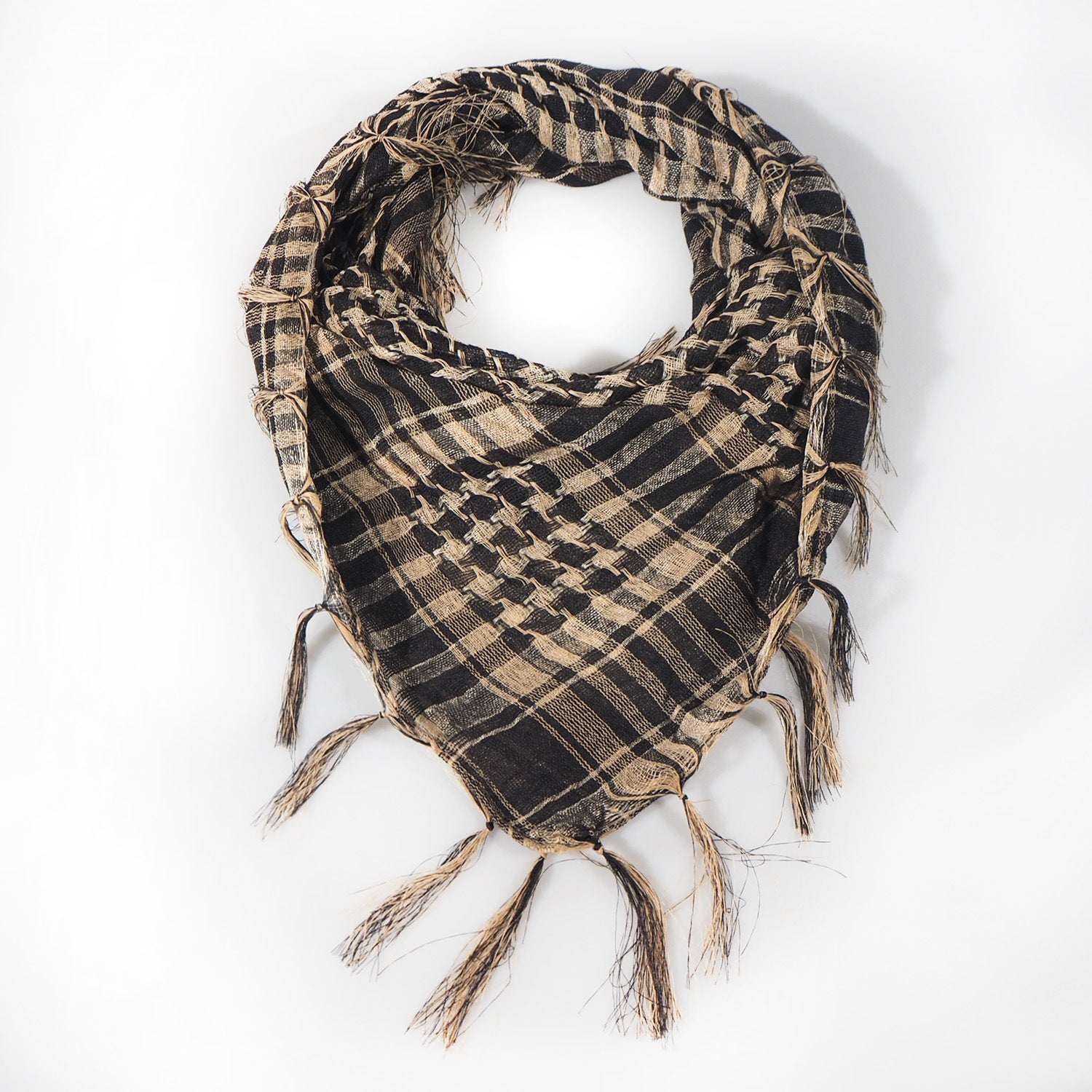 XA001 98*98cm Web Silk Houndstooth Square Scarf