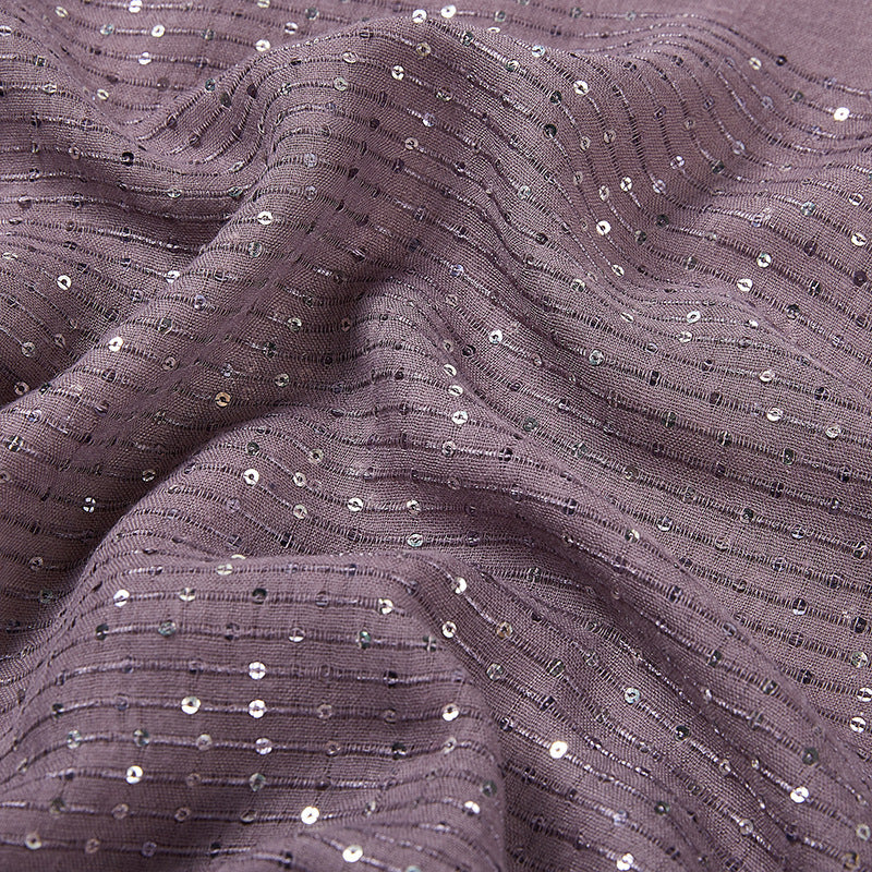 MSL108 plain TR cotton Sequins tudung tudung