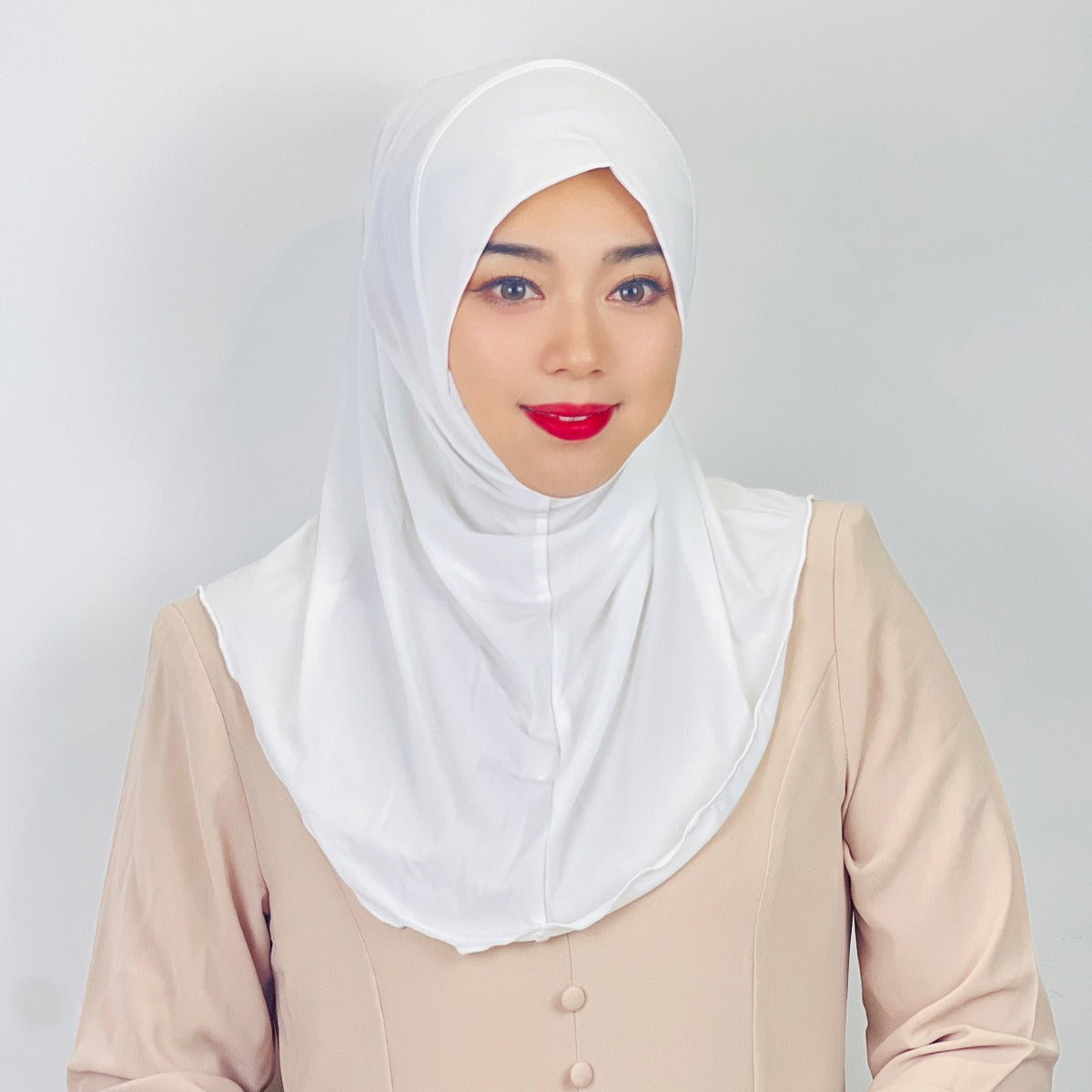 TD47-019 Solid color crystal hemp hem hijab
