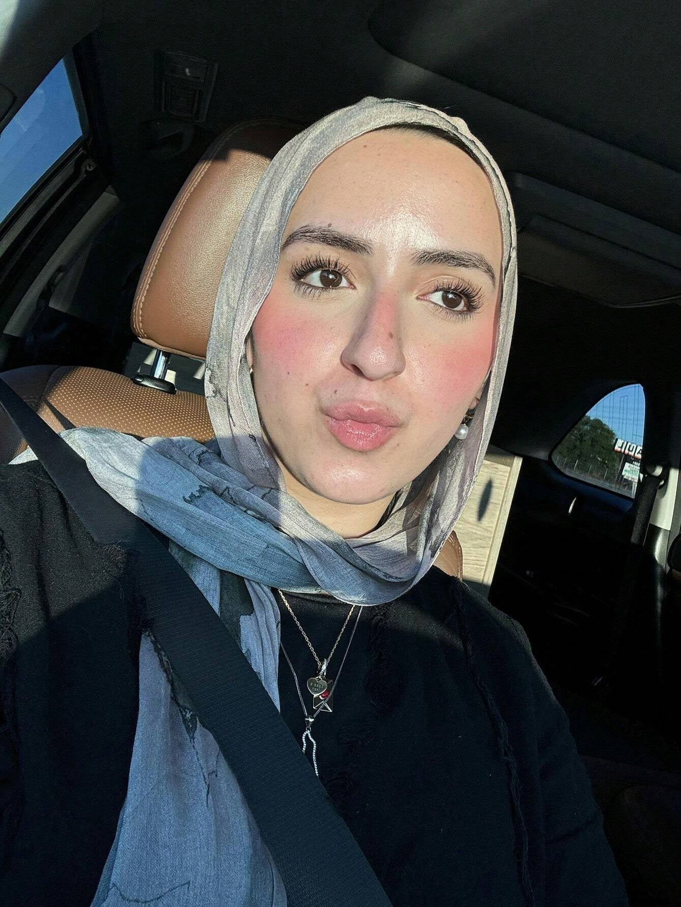 MYM29 Modal refreshing style printed scarf/hijab - MinYang Fashion Apparel Accessory Manufacturer