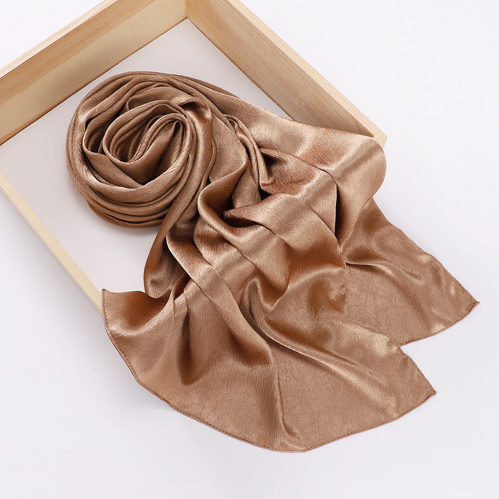 MSL312 tudung sutera satin plain