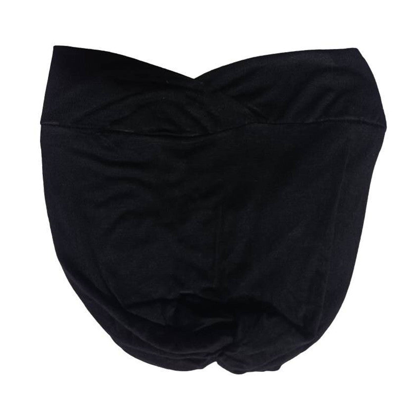 YS004 Cross pleated bottom hat cap - MinYang Fashion Apparel Accessory Manufacturer