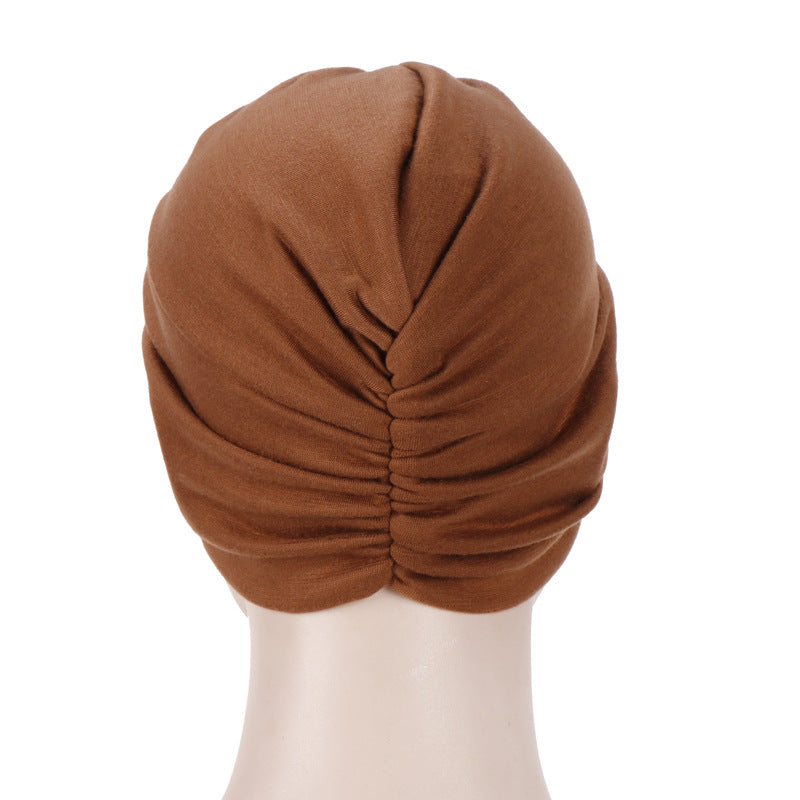 TJM-Twist-off hat plain hijab jersey turban hat - MinYang Fashion Apparel Accessory Manufacturer
