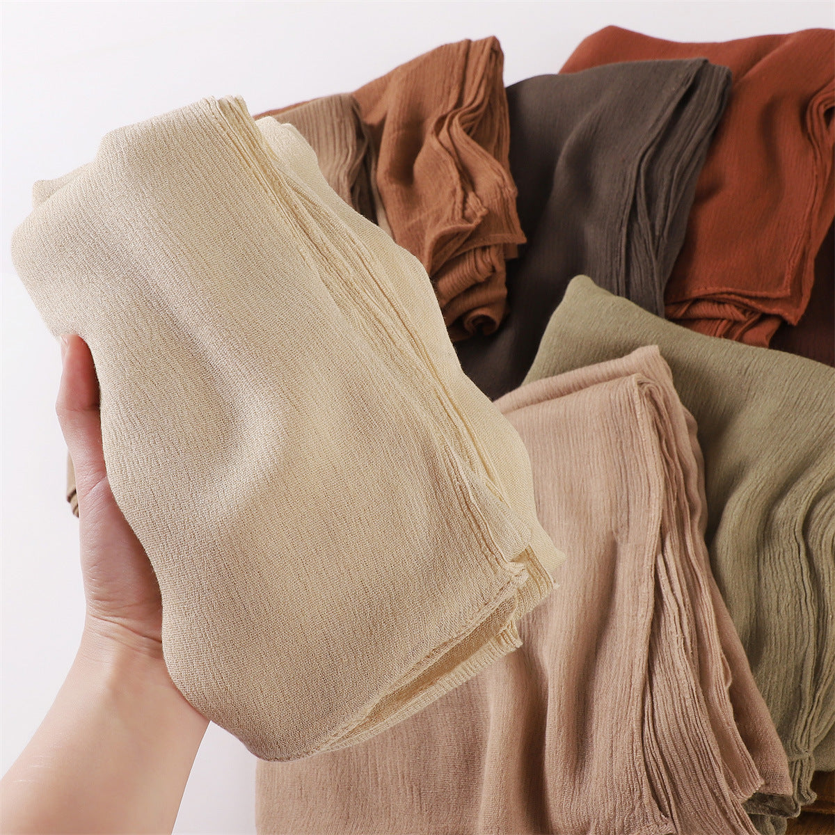 YZ201 Solid color shawl modal scarf - MinYang Fashion Apparel Accessory Manufacturer