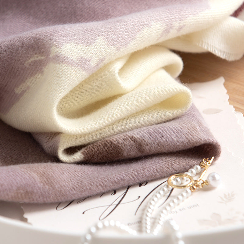 FH24-5783 Polyester Vintage Faux Cashmere Scarf hijab printed scarf scarf winter scarf