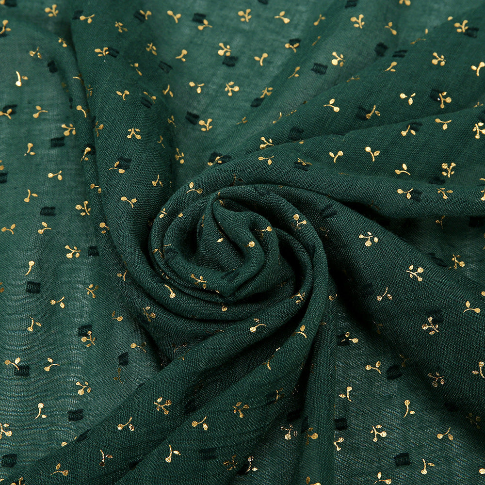 VS468 hot stamping cotton hijab