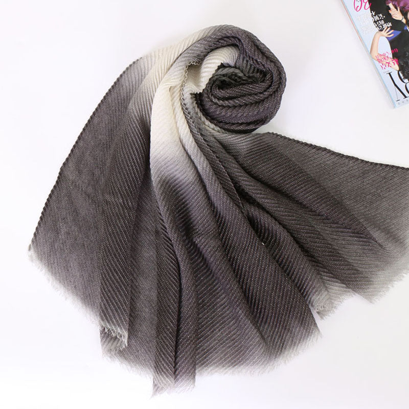 VS773 Hot sale new style leopard wrinkle polyester long scarf solid color headscarf - MinYang Fashion Apparel Accessory Manufacturer