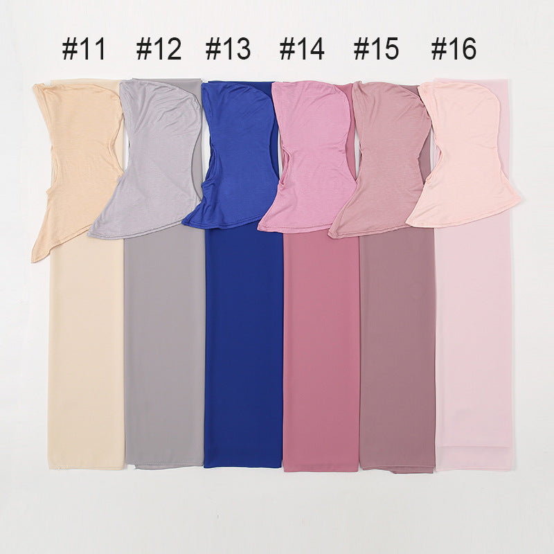 Hijab instantáneo modal de gasa YW231