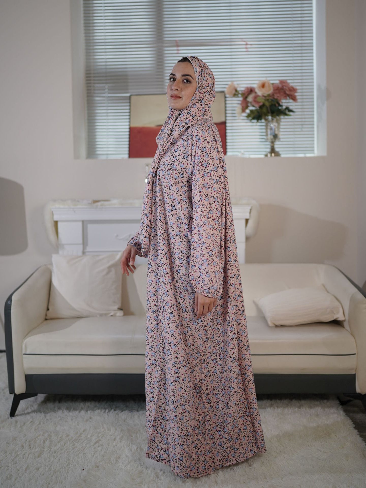 38 Middle Eastern Islamic women's robes large size Muslim prayer clothes abaya Dresses/gowns prayer set