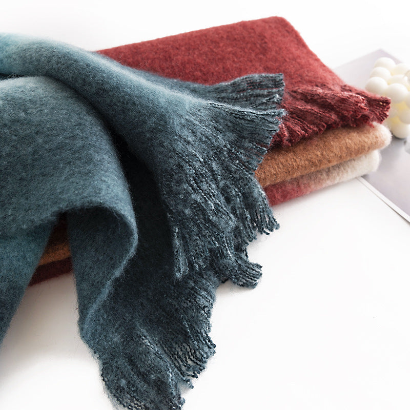 FH23-5437 thick winter scarf - MinYang Fashion Apparel Accessory Manufacturer