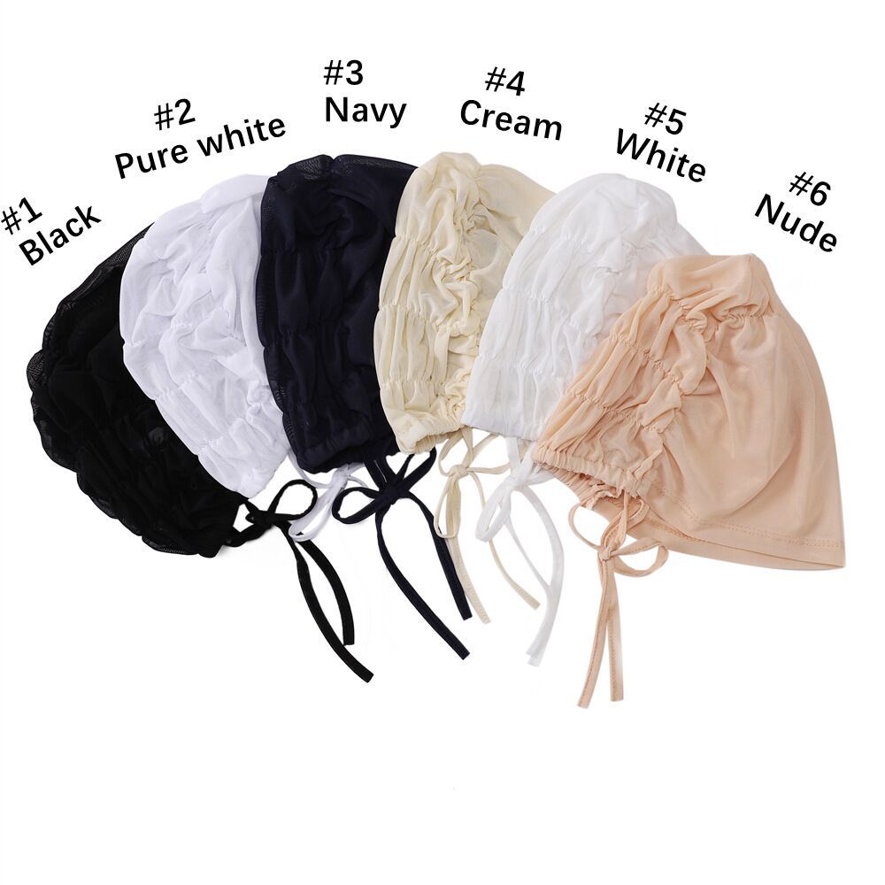 YS002 Nuevo gorro de gasa con vendaje de color sólido