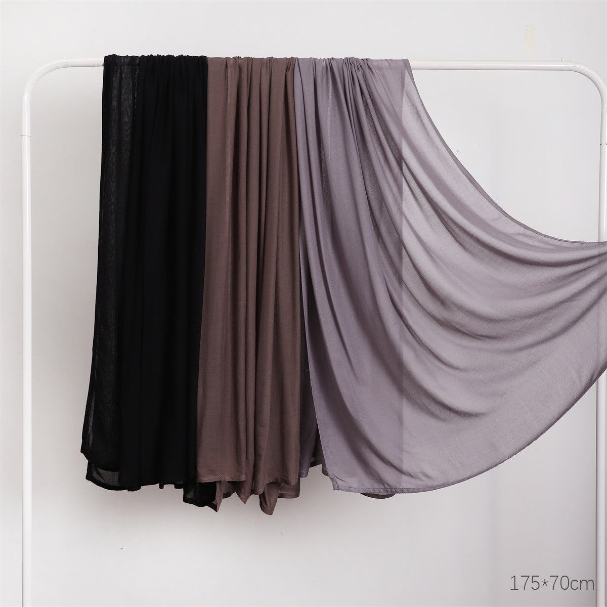 YZ228 High Quality Modal Scarf Shawl Small Size Solid Color Headband