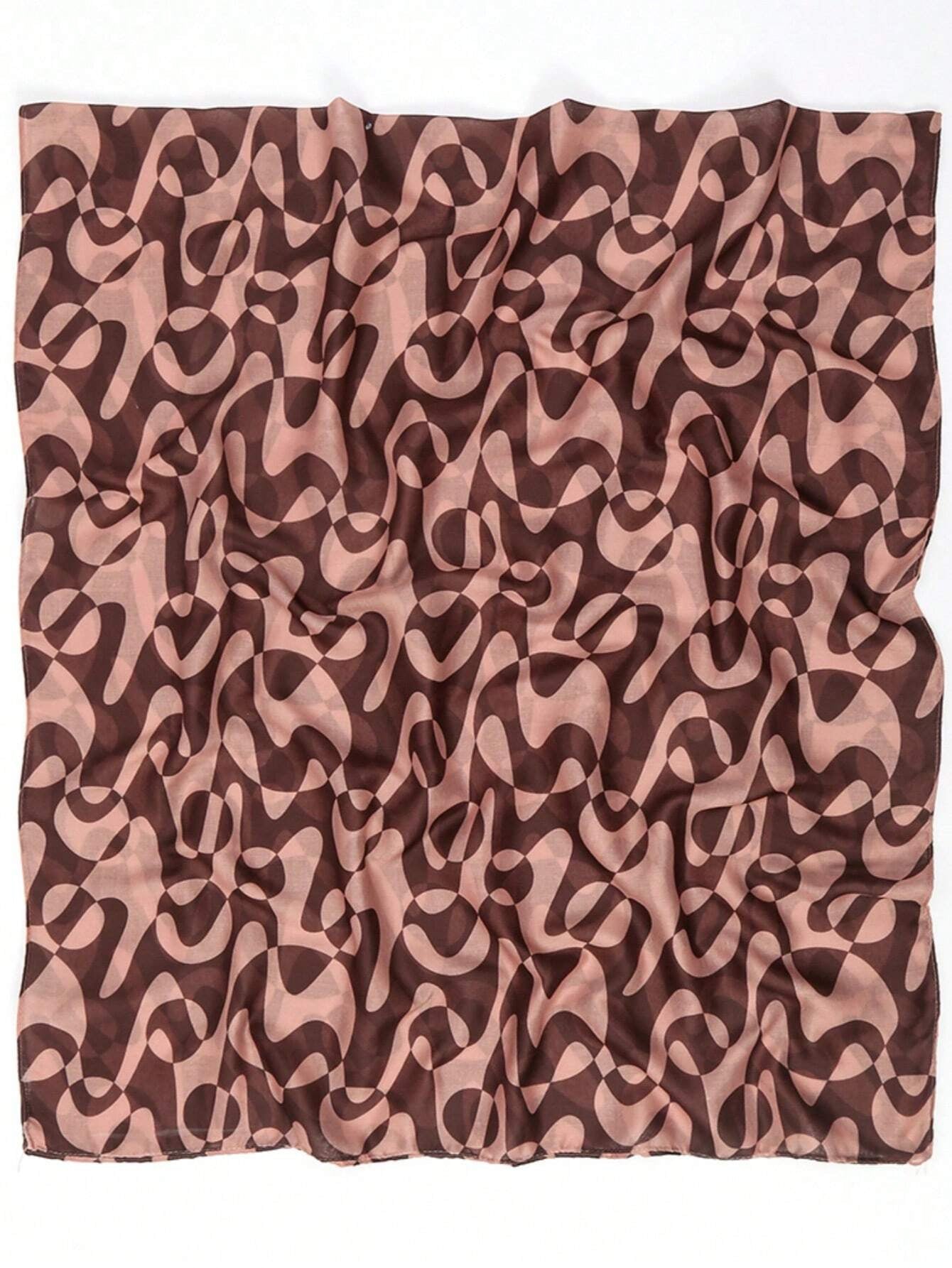 MYM22 Contrast color design modal Printed hijab - MinYang Fashion Apparel Accessory Manufacturer