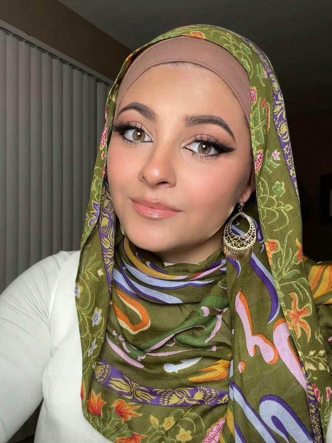MYM05 Modal camouflage print hijab - MinYang Fashion Apparel Accessory Manufacturer